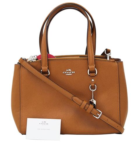 coach leather crossbody shoulder bag.